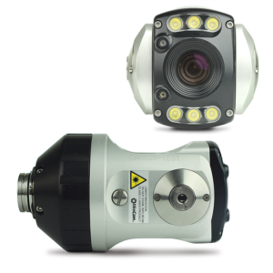 camera inspection video rotative zoom optique avec laser de mesure
