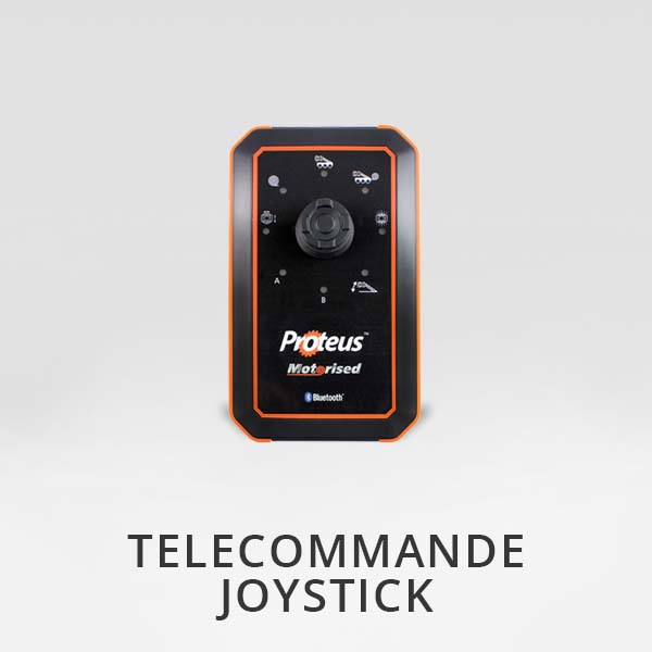 télécommande joystick pour caméra chariot motorisé