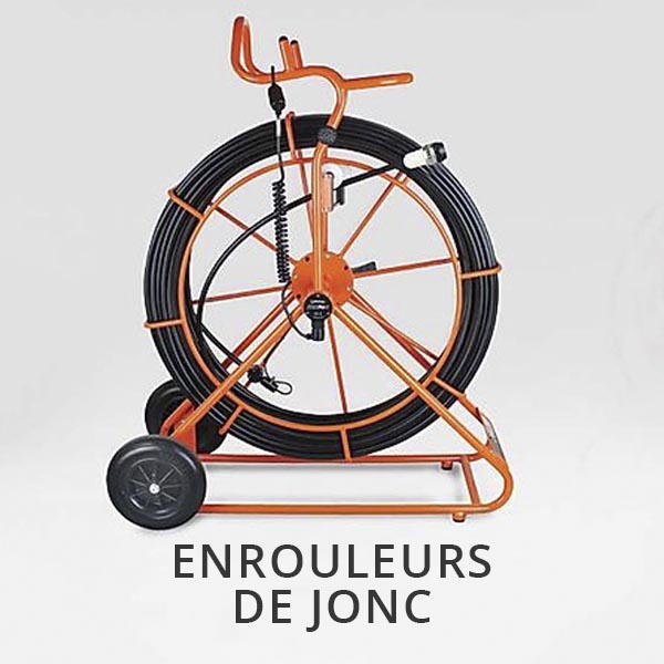 enrouleurs de jonc poussé