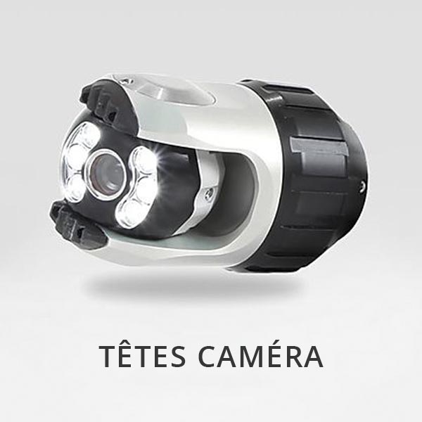 Tête caméra rotative 360° avec laser et sonar de diamètre