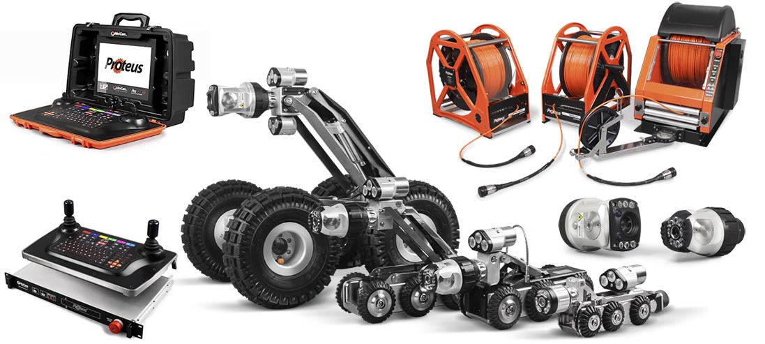 les chariots d'inspection vidéo de canalisation