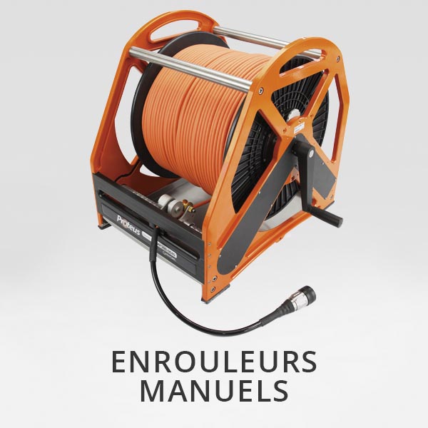 enrouleur manuel pour caméra chariot