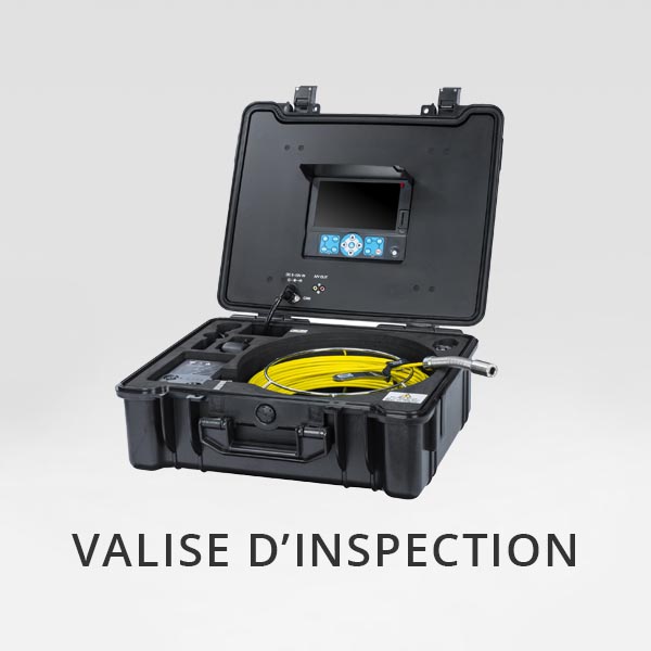 valise d'inspection vidéo pour petites conduites