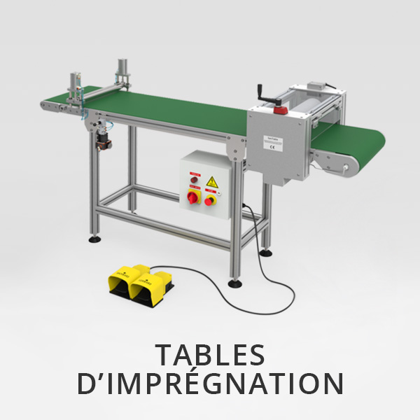 Tables d'imprégnation pour gaine de réhabilitation