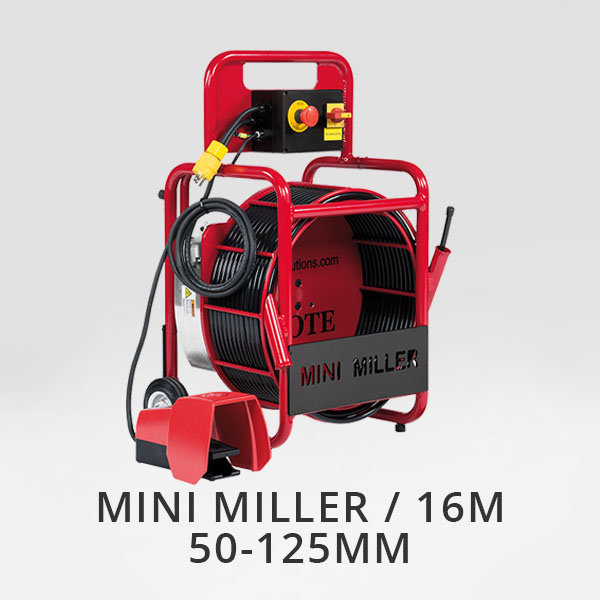 picote mini Miller 16m (50-125mm) france - fournisseur SewerDev